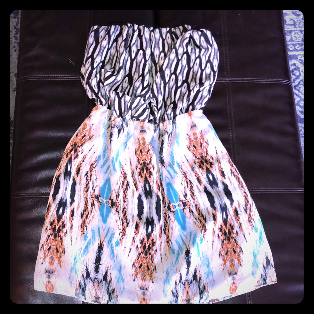 Guess strapless dress